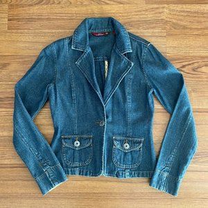 SO Junior's Demin Fitted Jean Jacket - Size: Small